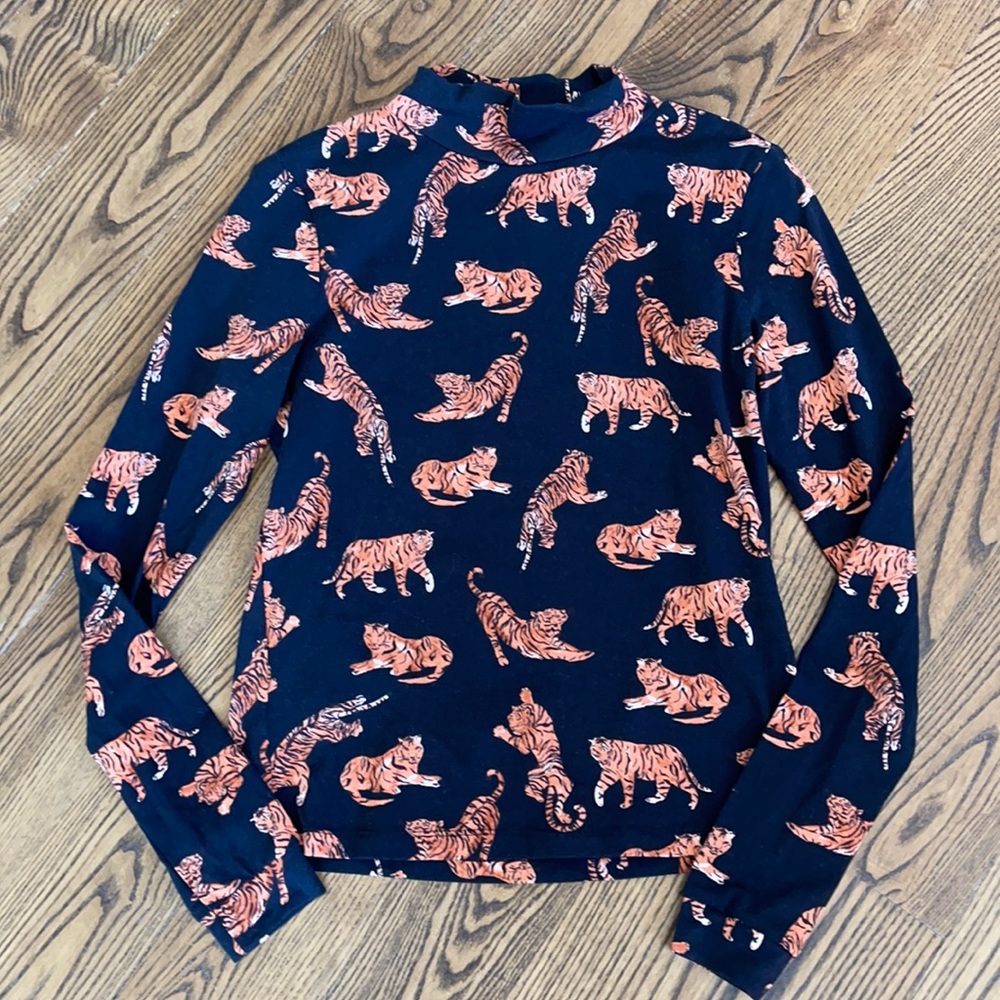 NWT Anthropologie Maeve Tiger Top